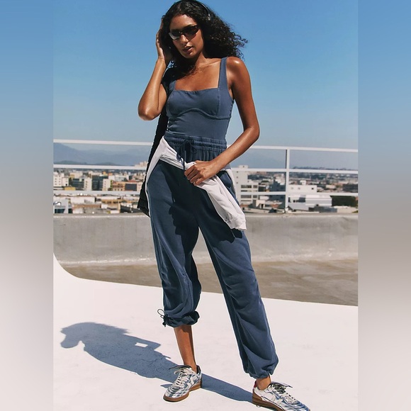 FP Movement by Free People Pants - FP MOVEMENT Inbound Onesie Midnight Navy Blue NWT